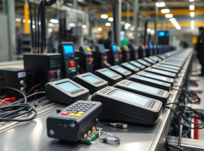 Línea de producción de terminales de autoservicio